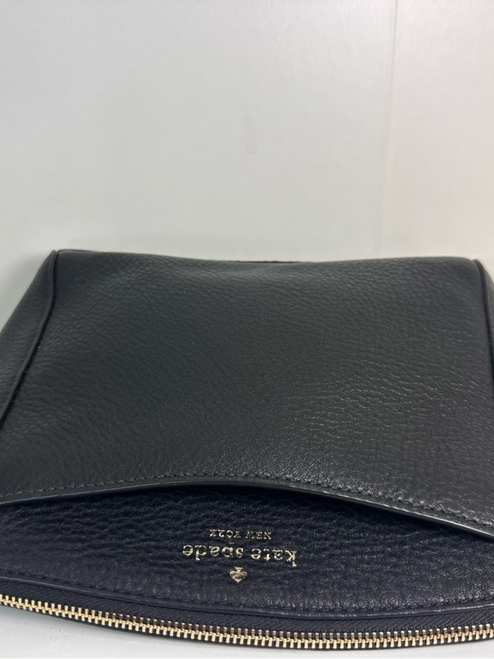 Kate Spade Monica Crossbody Black Pebbled Leather WKR00258 $279 Retail - Picture 6 of 12